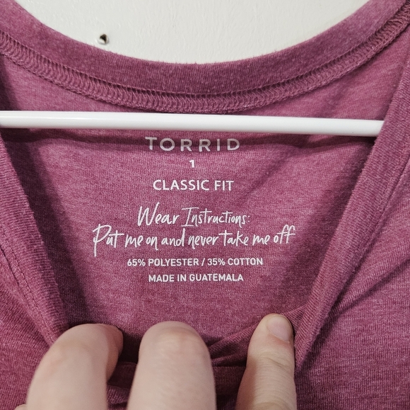 Torrid Pink Classic Tee! - Picture 2 of 4